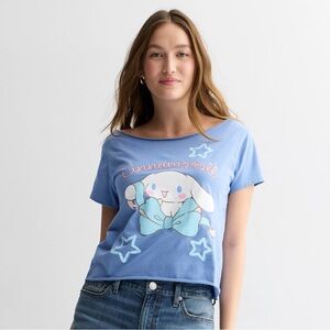 Cinnamoroll Off The Shoulder Graphic Tee